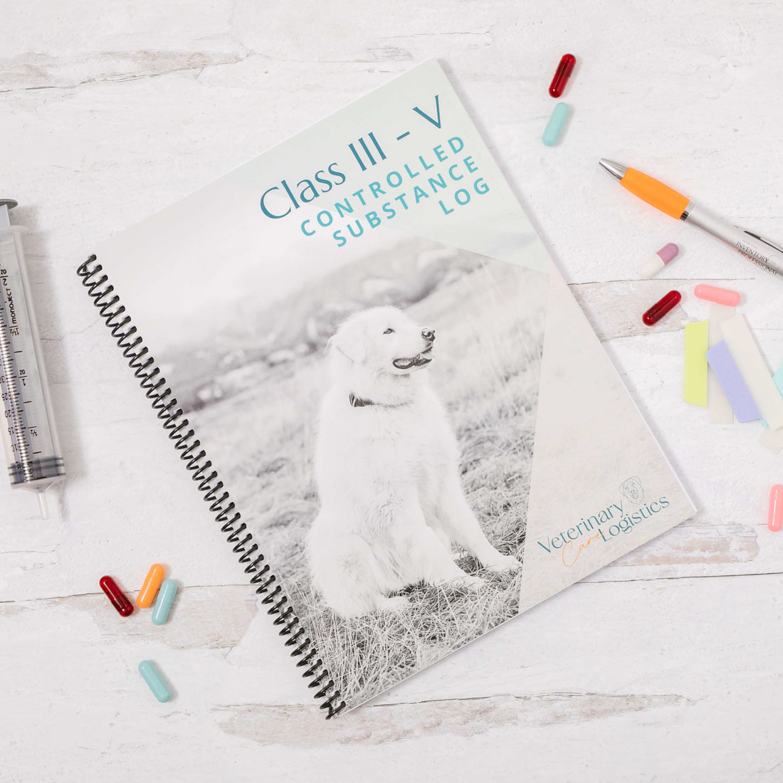 Controlled Substance Log Book - Class III-V