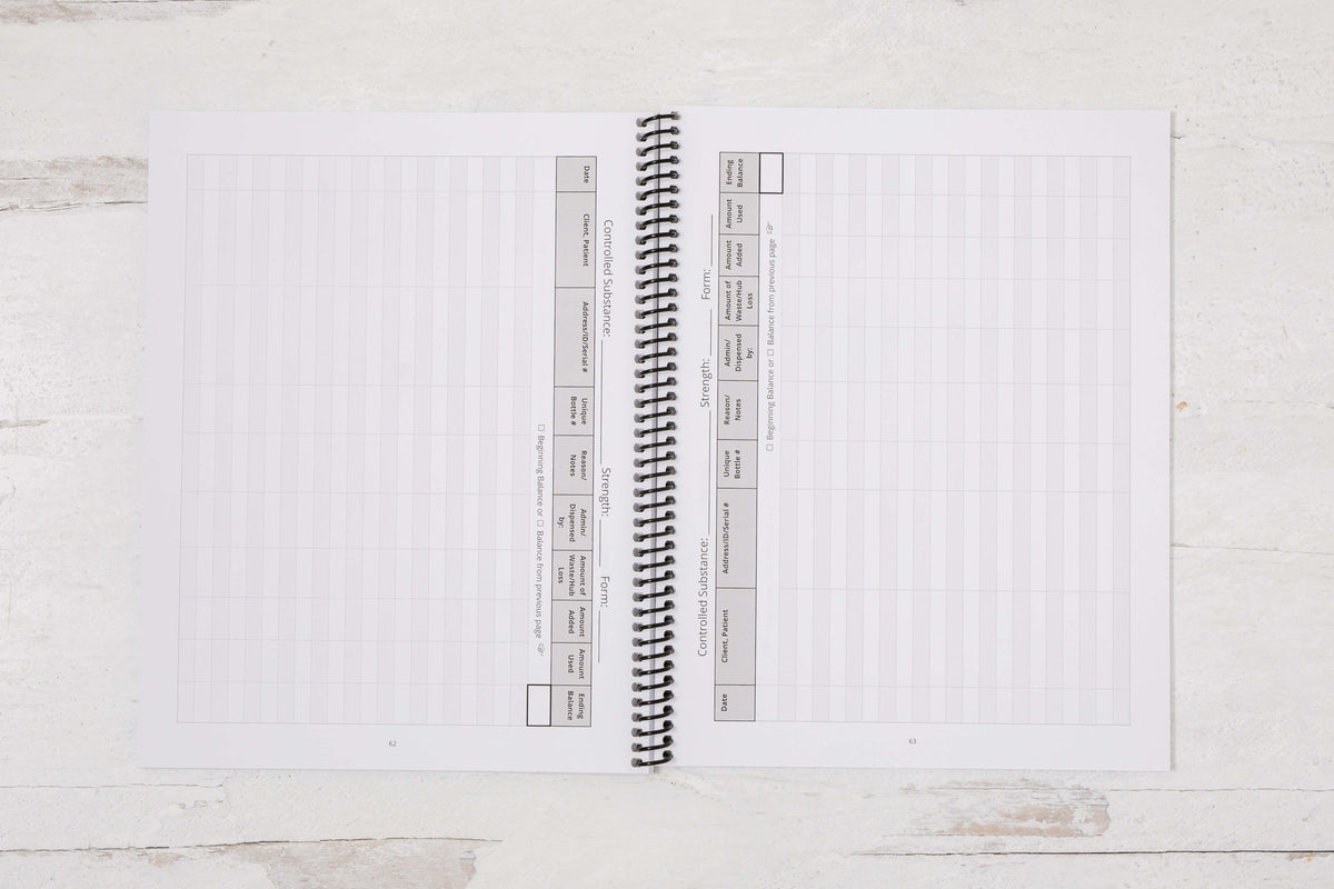 Bd Containers Log Controlled Substance Open Container Log – Veterinary Care Logistics